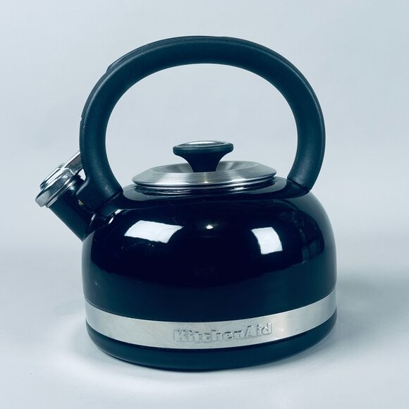 KitchenAid Black 2.0 Quart Stovetop Kettle w/ Full Handle Black - Picture 1 of 7